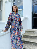 Luxury Velvet House Robe Unisex Kimono Unisex Kimono Boho Jacket Lined Dressing Winter Christmas Gift Elegant Royal Navy Blue Orange Red Paradise