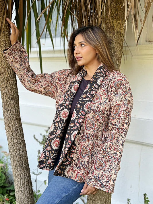 Pure Cotton Quilted (SElegant black brown Regal Classic Pink Love