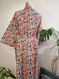 Pure Cotton Indian Block printed House Robe Summer Kimono