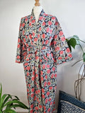 Pure Cotton Indian Block printed House Robe Summer Kimono