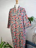 Pure Cotton Indian Block printed House Robe Summer Kimono