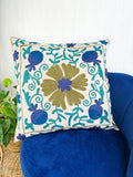 Suzani Velvet Cushion Cover beige