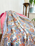 Reversible Pure Cotton Dohar Bedspread King Size