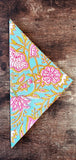 Everyday Charm: Cotton Napkins Green ylellow pink