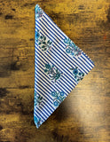 Everyday Charm: Cotton Napkins Blue hue flora