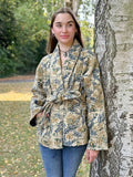 Pure Cotton Reversible Quilted Robe Jacket