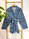 Traditional Suzani Belted Jacket – Hip-Length Elegance
Stonewash blue grey