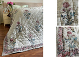Handcrafted Waffle Quilts (King) – Soft, Textured Comfort / White Royal Pink Sky Blue Black