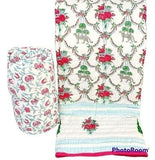 Handmade Cotton Quilts – Simple Luxury for Everyday Living/White Royal Red Forest Green