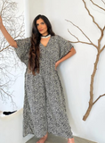 Overall Onesie Jumpsuit Summer Bohemian Flowy Summer Elegant Wedding High Tea Daywear Beach Casual Girly Chic Boho Monochrome Animal Cheetah