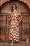 Pure Cotton Kimono with Hand Block printing