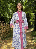 Pure Cotton Kimono with Hand Block printing
