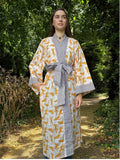 Pure Cotton Kimono with Hand Block printing