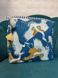 Quilted Cotton Washbag