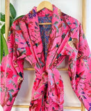 Luxury Velvet House Robe Unisex Kimono Boho Jacket