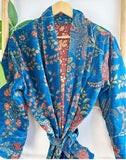 Luxury Velvet House Robe Unisex Kimono Boho Jacket