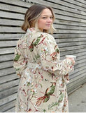 Luxury Velvet House Robe Unisex Long Kimono