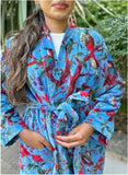 Luxury Velvet House Robe Unisex Long Kimono