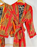 Luxury Velvet House Robe Unisex Long Kimono