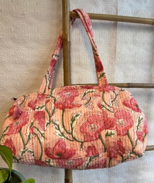 SoftStyle Quilted Cotton Duffle Bag