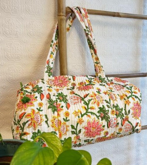 SoftStyle Quilted Cotton Duffle Bag