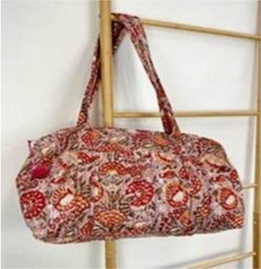 SoftStyle Quilted Cotton Duffle Bag
