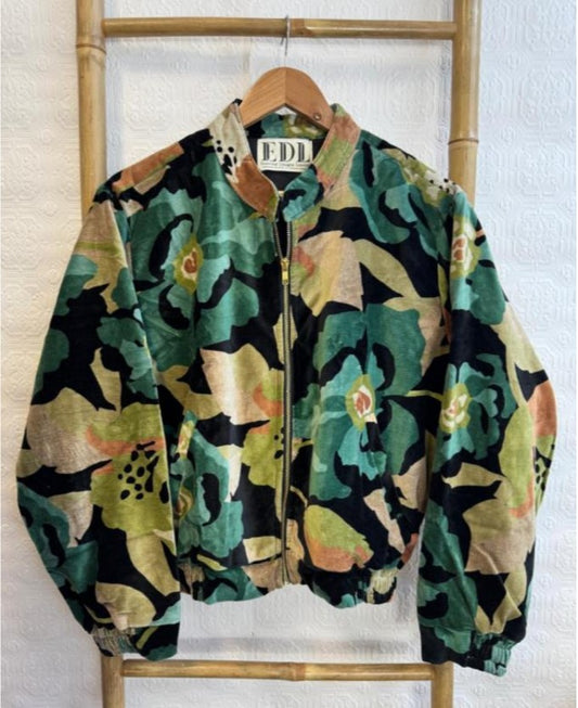 Velvet Boho Bomber Quirky Jacket