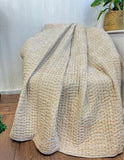 Quilted Pure Cotton Quilts Bed Throw King Size