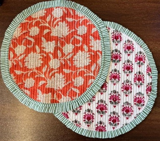 Easy Round Quilted Table Mat