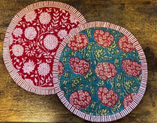 Easy Round Quilted Table Mat