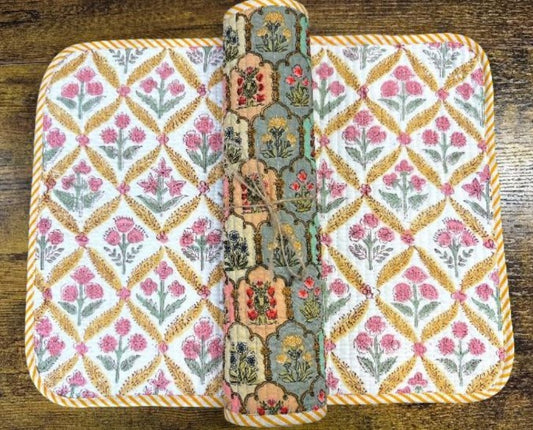 Cotton Reversible Table Mat Set (Set of 6)