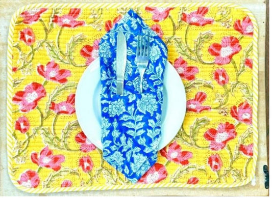 Easy Square Quilted Table Mat