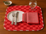 Cotton Reversible Table Mat Set (Set of 6)