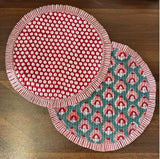 Easy Round Quilted Table Mat (Set of 6 pcs)