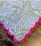 Cotton Scallop Napkins (Set of 6 pcs)