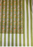 Large Table Handblock Printed Cotton Spring Summer Floral Table Cover