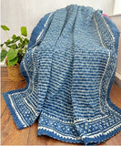 Kantha Stitch Pure Cotton Reversible Bed/Sofa Throw