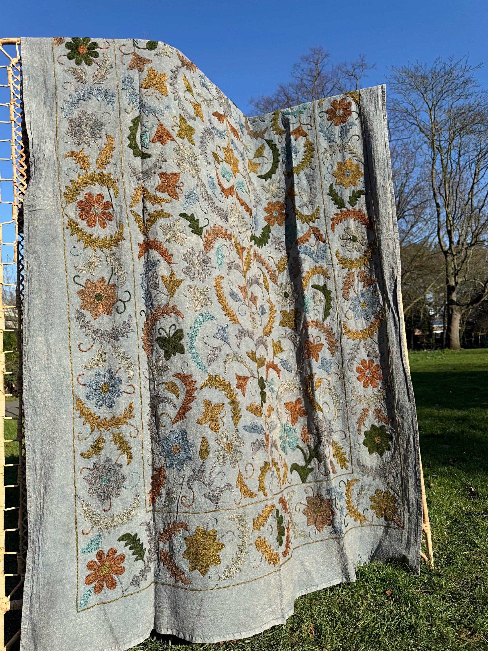 Timeless Embroidery Thread Vintage Handmade Wool Thread Embroidery – Timeless Craftsmanship & Her ...