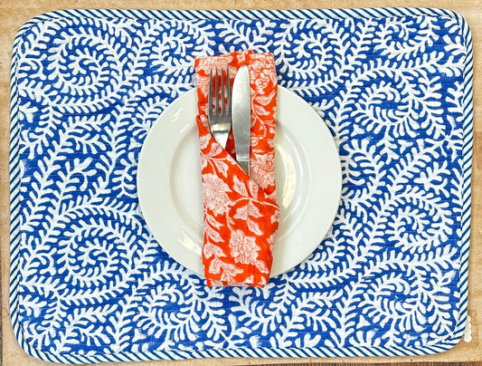 Easy Square Quilted Table Mat with Frill