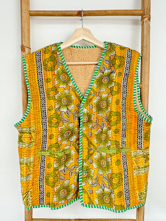 Vintage Inspired Short Jacket- Timeless Elegance with Modern Edge Mustard green