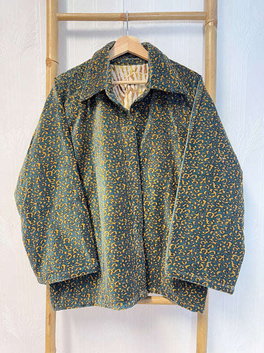 Luscious Luxurious Printed Velvet open Jacket
Regal Classic Grey Love