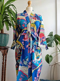 Pure Cotton Block printed Exotic blue
