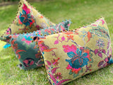 Velvet Emerald green cushion cover