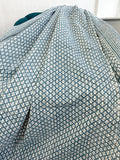High Quality Hand dyed Shibori Kantha Throws in 100% Cotton-Elegant White Slate Grey Mini Mughal