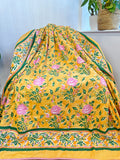 Reversible Pure Cotton Dohar Bedspread King Size
