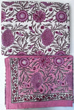 Pure Comfort 100% Cotton Duvet Cover attractive floral pink