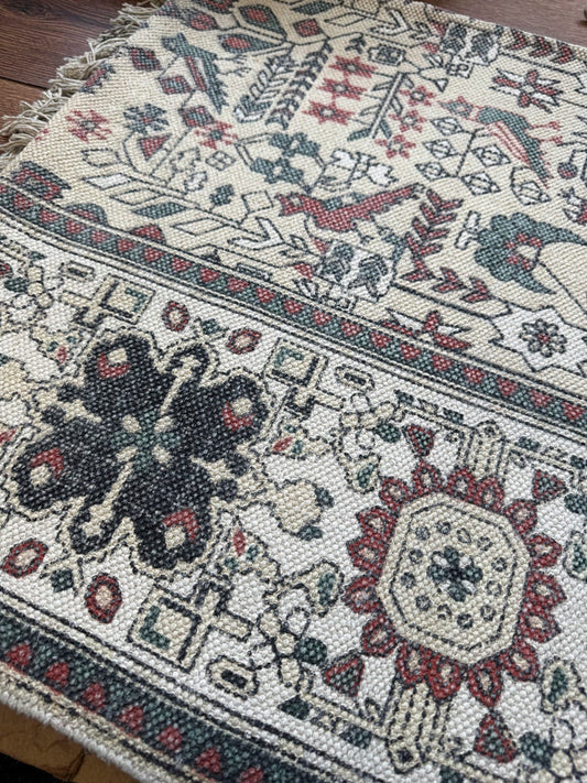 Modern 6x4 ft. Area Rug – Soft, Durable & Stylish Floor Accent | Jasime White Black And Red