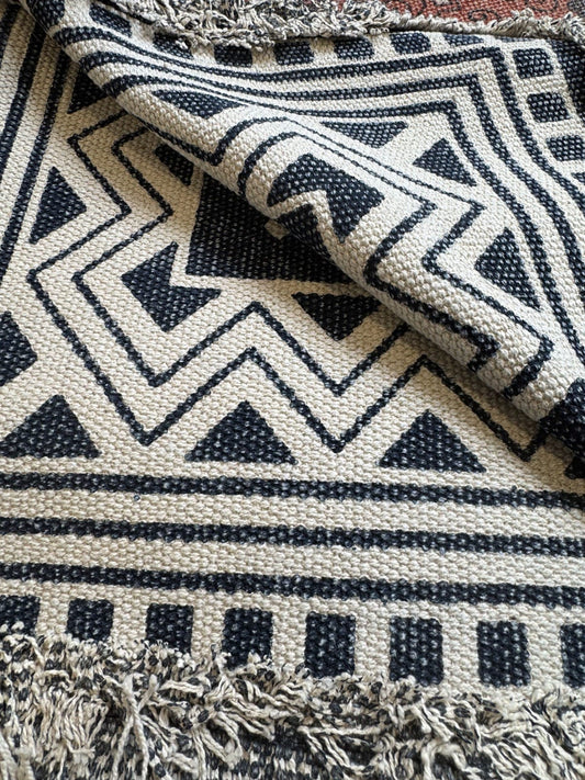 Modern 6x4 ft. Area Rug – Soft, Durable & Stylish Floor Accent | Charcoal Gray Beige