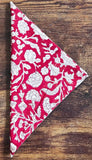Everyday Charm: Cotton elegant fire pink napkin