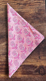 Everyday Charm: Cotton Napkins Elegant Pink Paisley